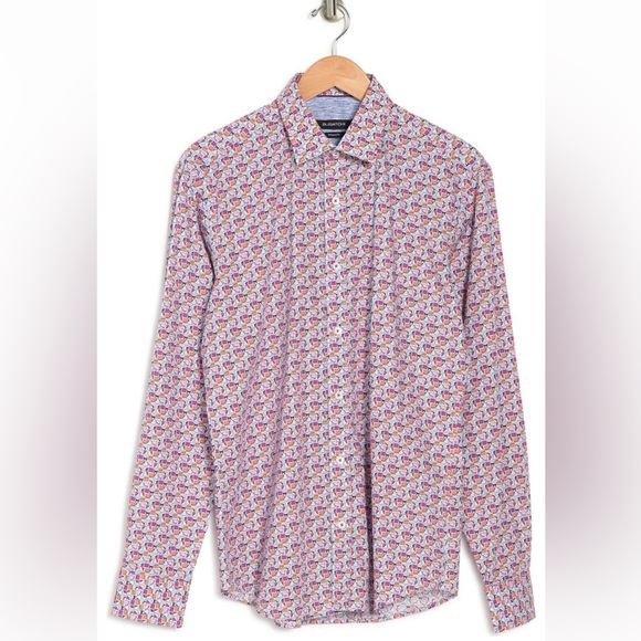 Bugatchi woven button up - Picture 2 of 4